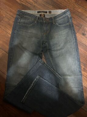 Women’s ed hardy Blue Denim Jeans - Classic Straight Fit